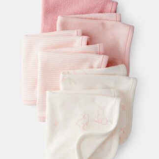 Set de 6 Toallitas para Bebé Carter’s – Rosado