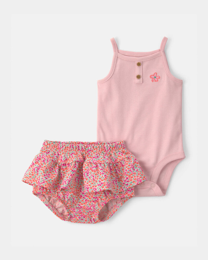 Conjunto niña Carters – Calzoncito + Body