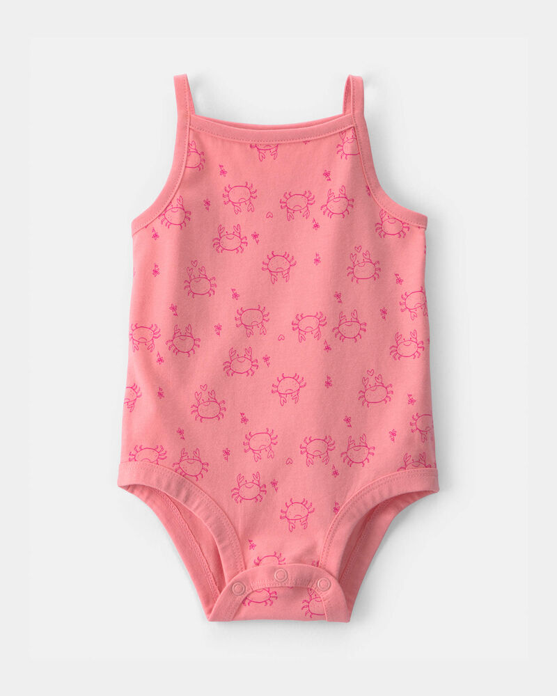 Body Carter’s Cangrejitos coral para Beba | Talla 12 meses