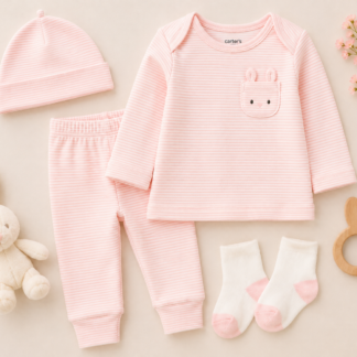 Conjunto Carter’s Conejita de 4 piezas para beba 🐰💗